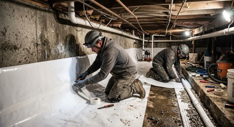 Basement Water Prevention in Greenville, SC
