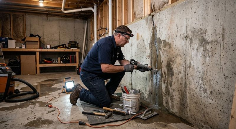 Basement Waterproofing in Fredericksburg, VA