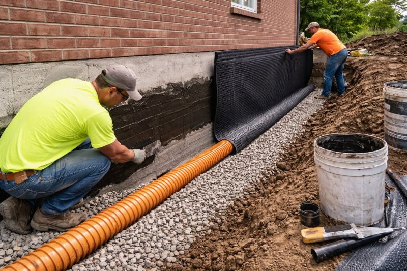 Wet Basement Repair in Fredericksburg, VA